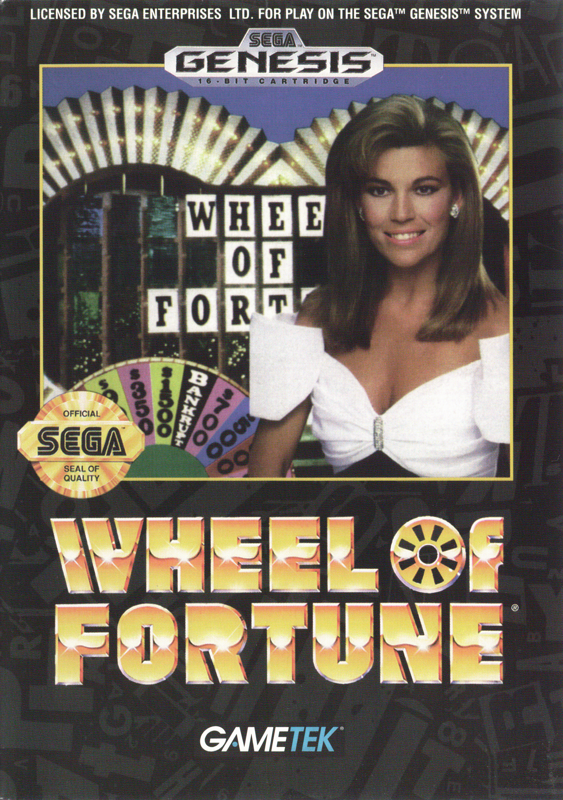 Wheel of Fortune [Cardboard Box] box art for Sega Genesis